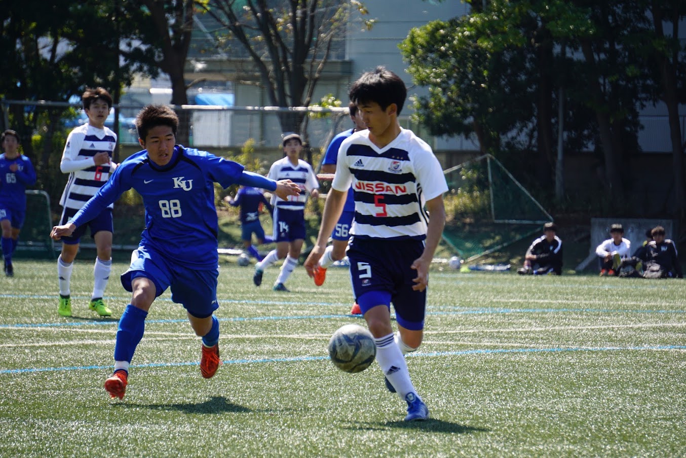 練習試合 Vs 神奈川大学 日産自動車追浜総合グランド マリノスユースとアカデミー