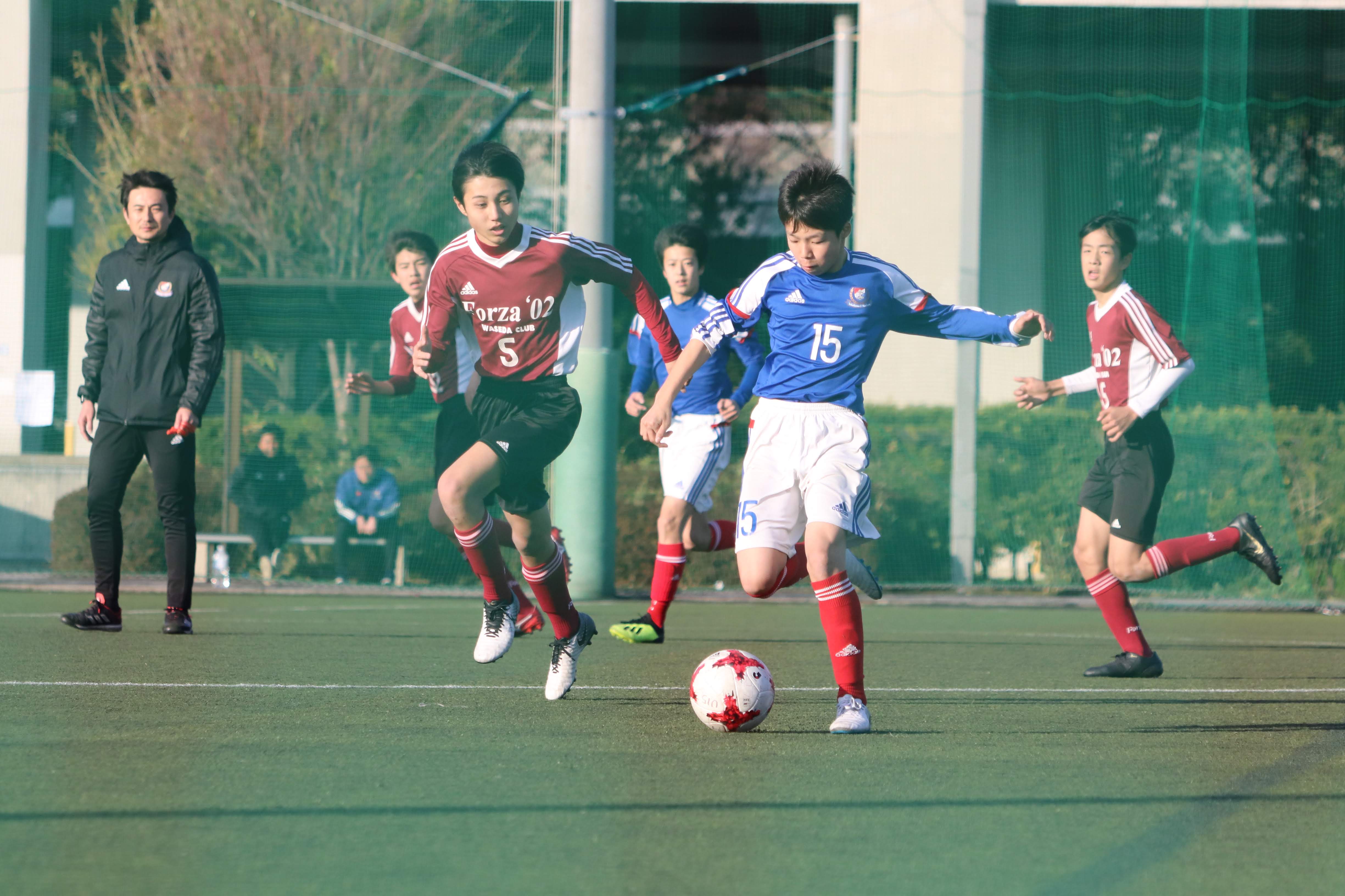 練習試合 横浜f マリノスジュニアユースu 15 Vs Forza 02 U 15 しんよこフットボールパーク マリノスユースとそのまわり