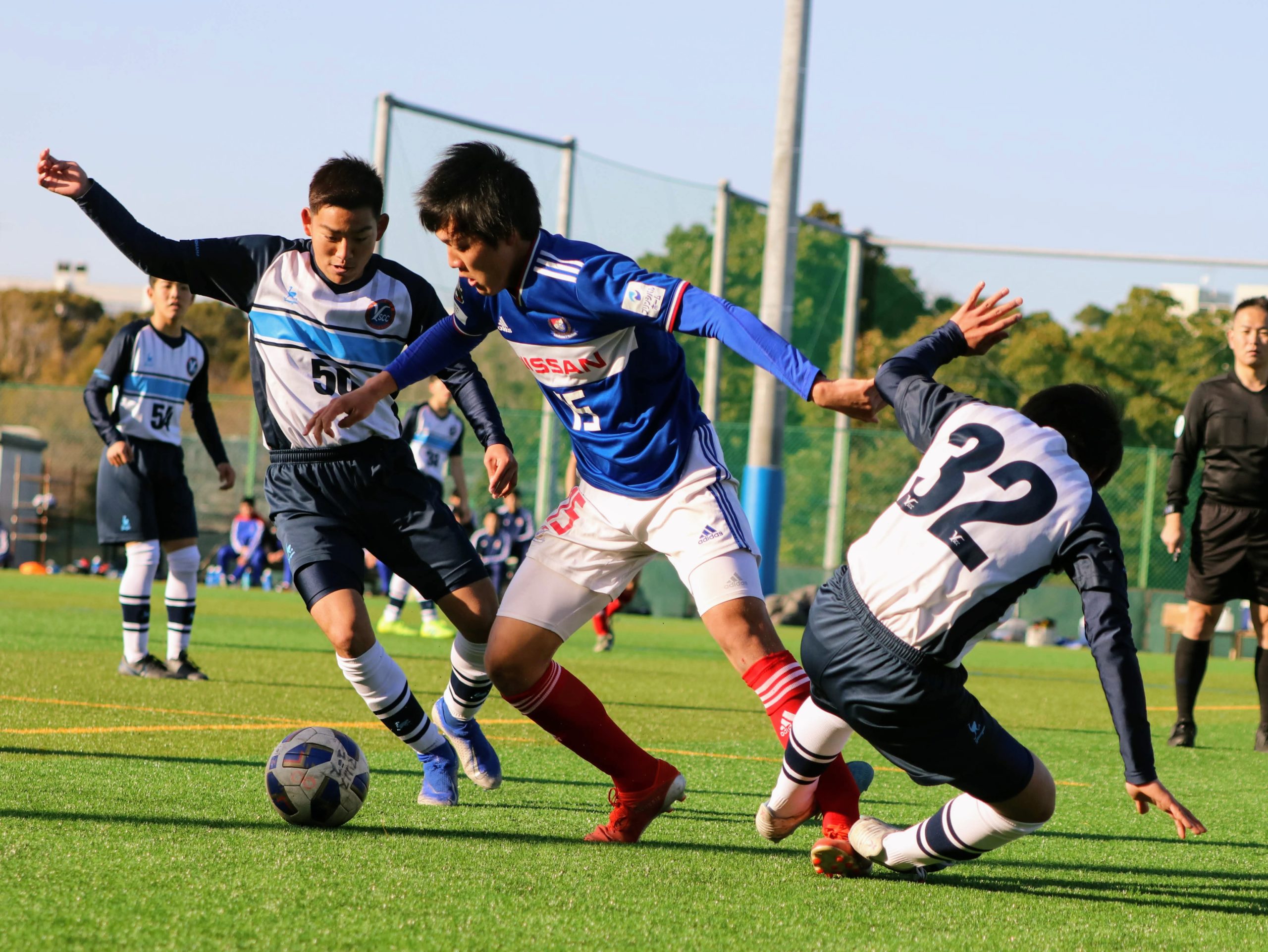 神奈川県クラブユース新人戦準々決勝 Vs Y S C C 横浜ユース 横浜国立大学フットボール場 マリノスユースとそのまわり