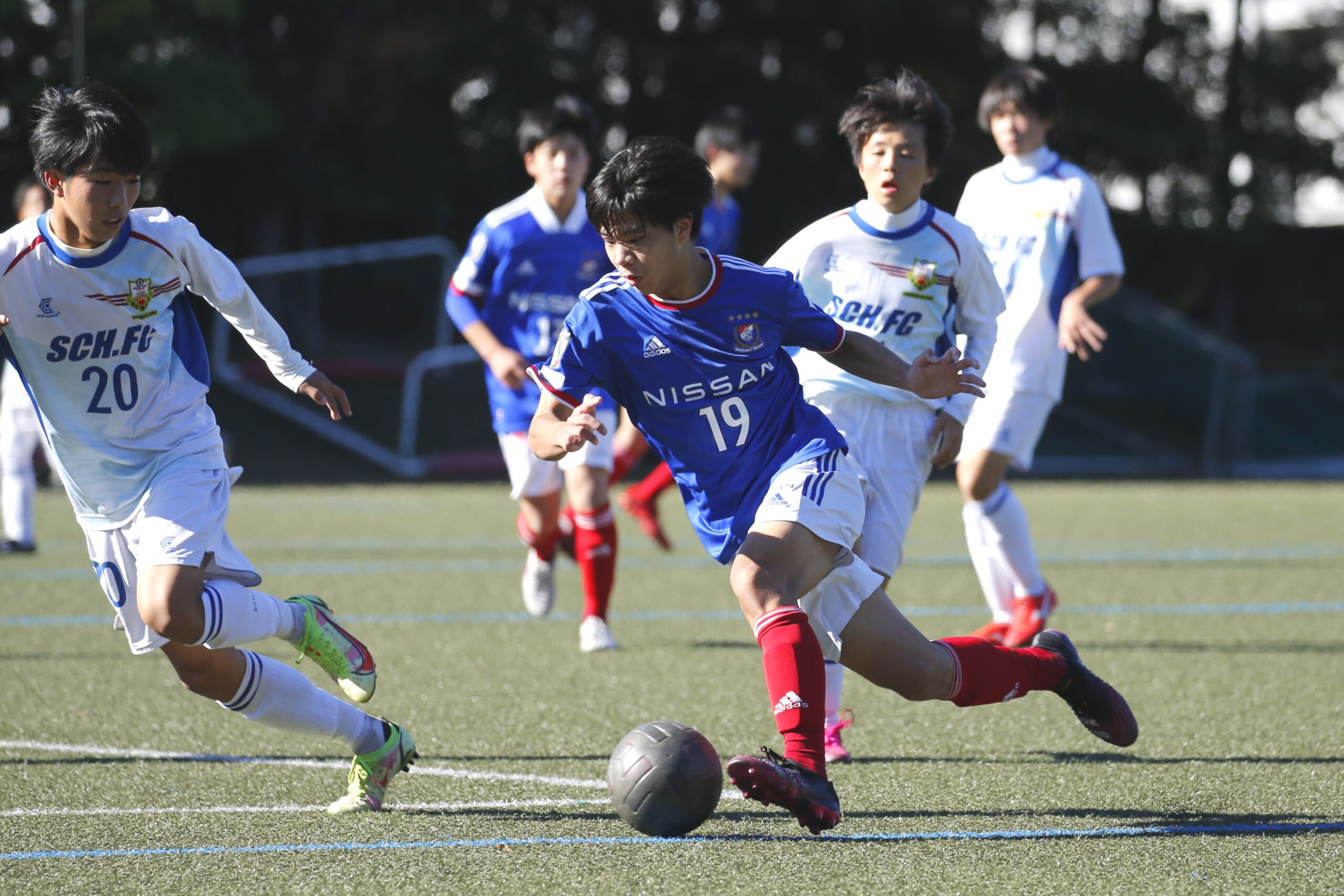 練習試合 横浜F・マリノスJY vs SCH.FC（日産追浜総合グラウンド 