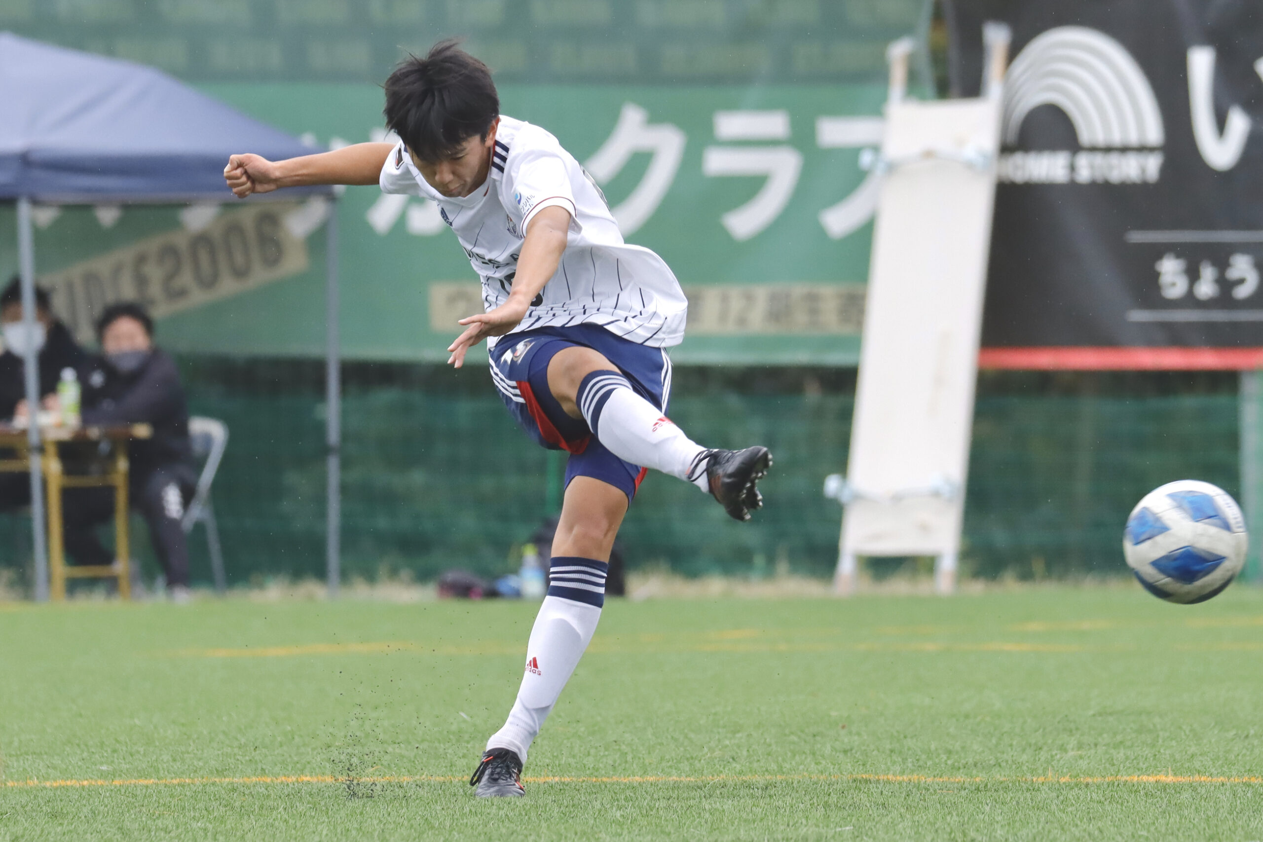 横浜Fマリノス　ウインドストッパーピステ　ブルー　#22中澤佑二　OーOXサイズ 横浜Fマリノス(Yokohama F・Marinos)2010 H ホーム #22 中澤佑二