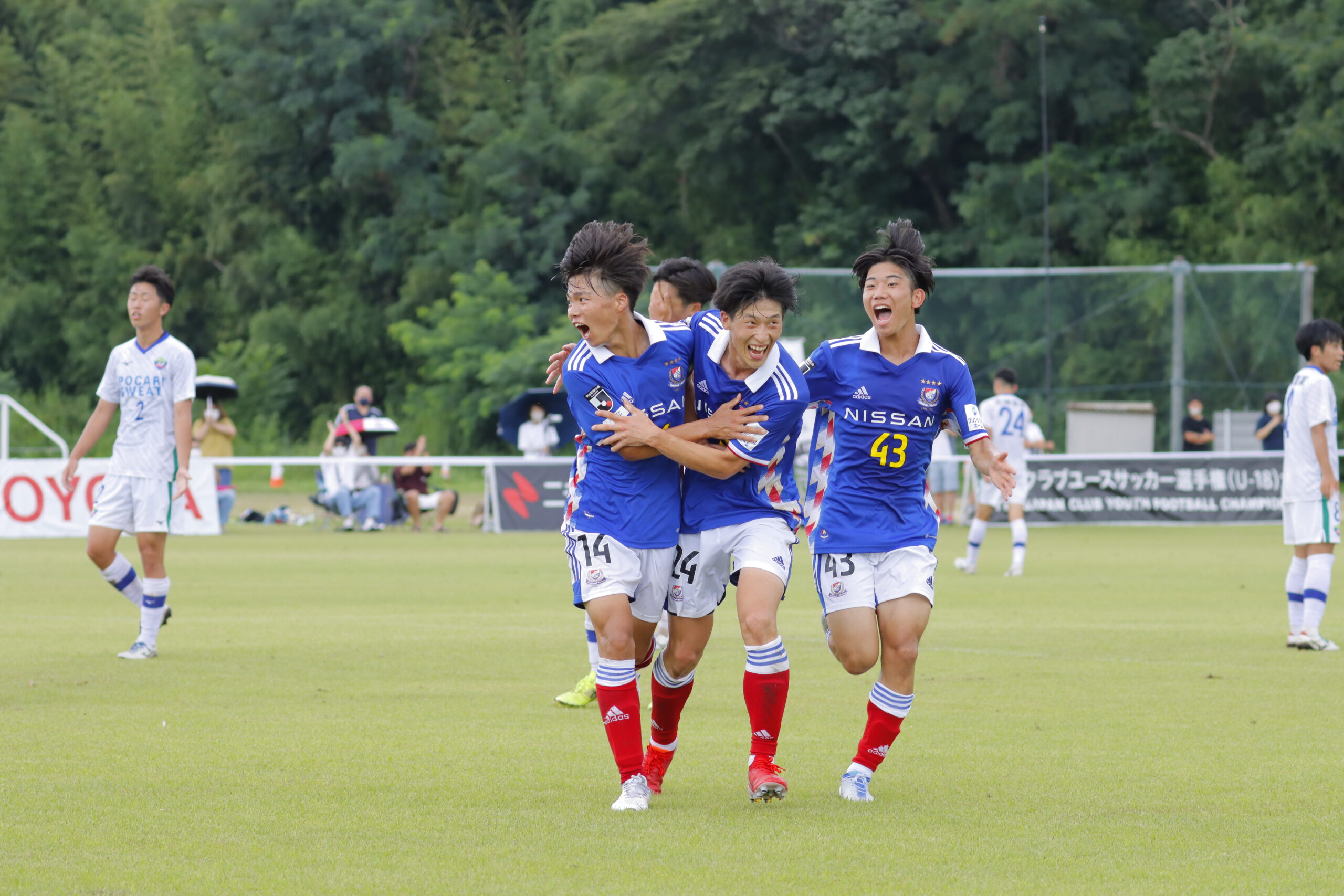 日本クラブユース選手権 GS第1節 vs 徳島ヴォルティス（大渡緑地多目的