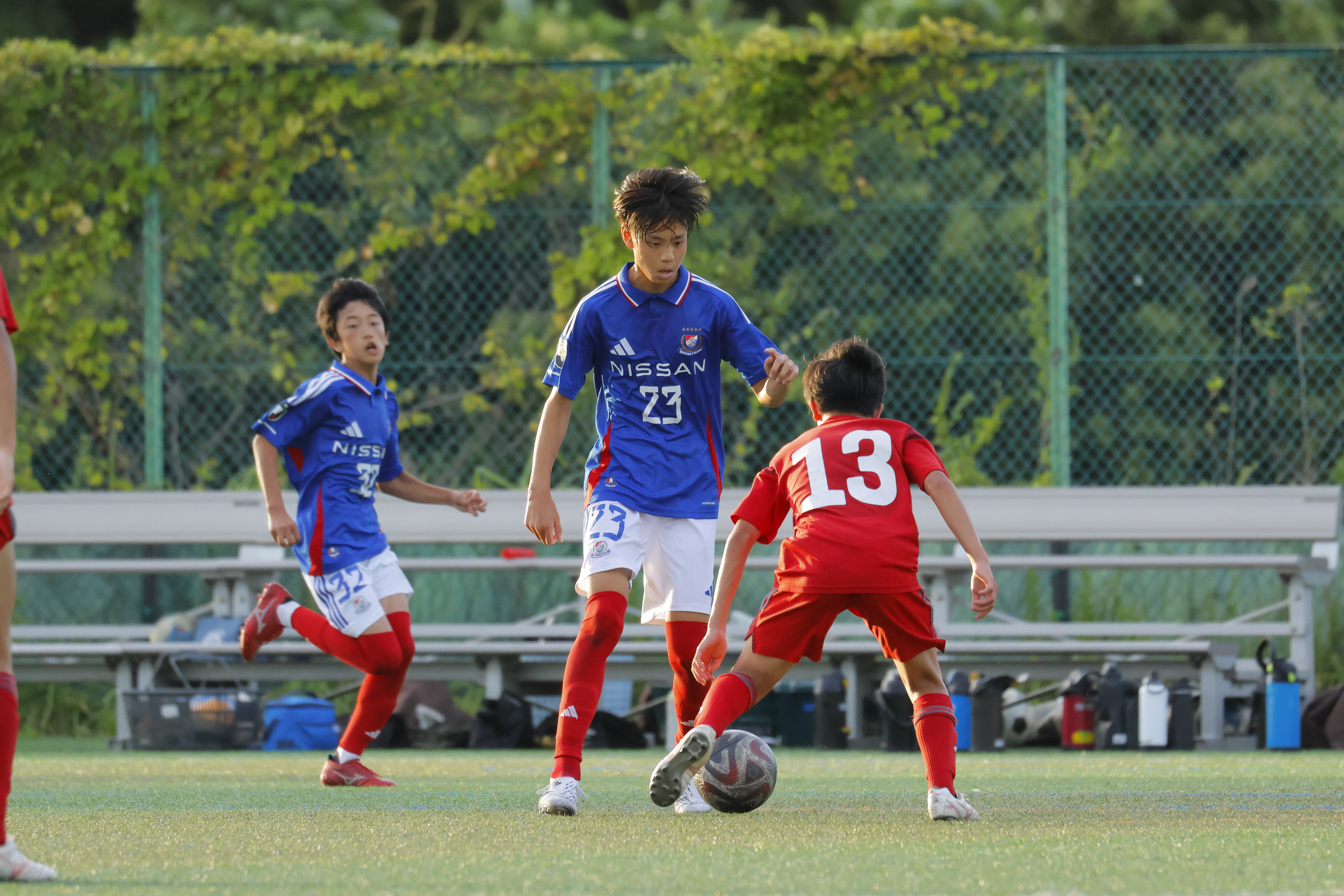 練習試合 横浜F・マリノスJY vs 東急SレイエスFC（横浜国立大学